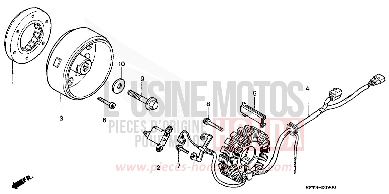 GENERATRICE de City Fly BLACK (NH1E) de 1998